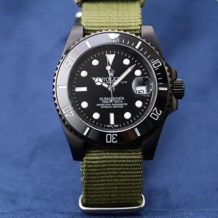 SUBMARINER DATE 40 CERAMIC BEZEL TEXTILE