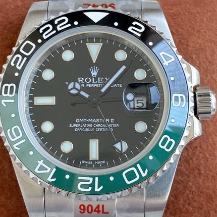 GMT-MASTER II CUSTOM GREEN BLACK BEZEL LIMITED EDITION