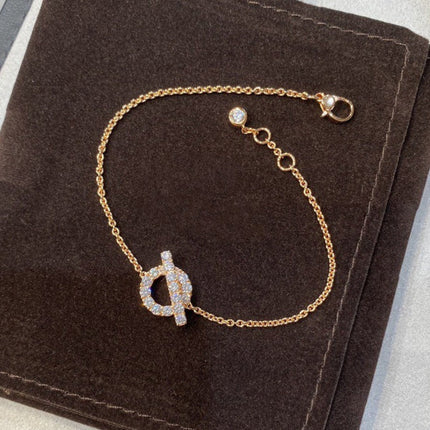 FINESSE PINK GOLD DIAMOND BRACELET