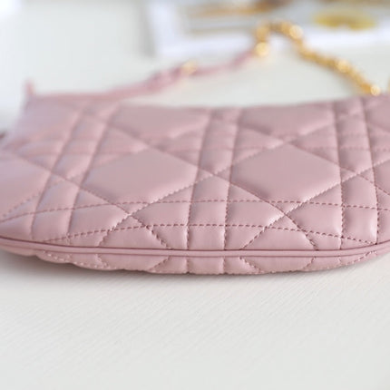 MINI CARO BAG 25 IN LIGHT PINK LAMBSKIN