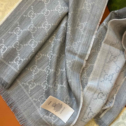 GUCCI 25S SCARF 180 IN WOOL 644856