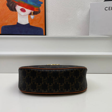 23 CALFSKIN BAG BLACK PATTERN