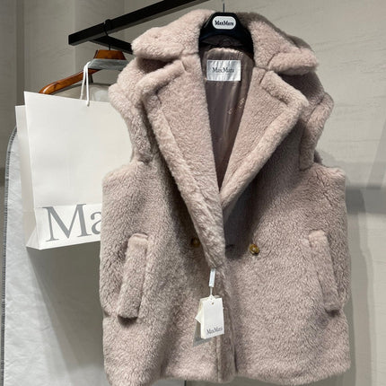 MAX MARA 25S SLEEVELESS TEDDY VEST 99550