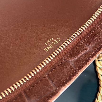 WILTERN TRIOMPHE  BAG 31 ORIGINAL SIENNA BROWN LEATHER