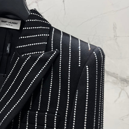 YSL 25S EMBELLISHED SUIT SET STYLE 213
