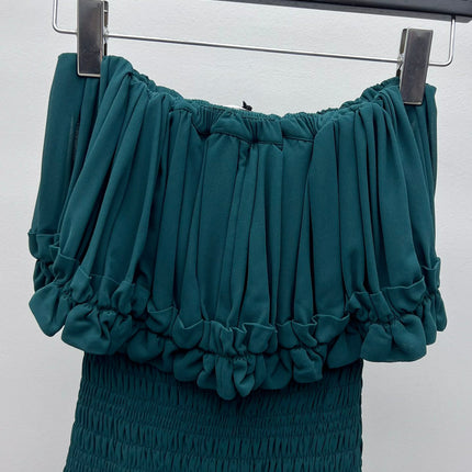 YSL 25S PLEATED DRESS STYLE 146