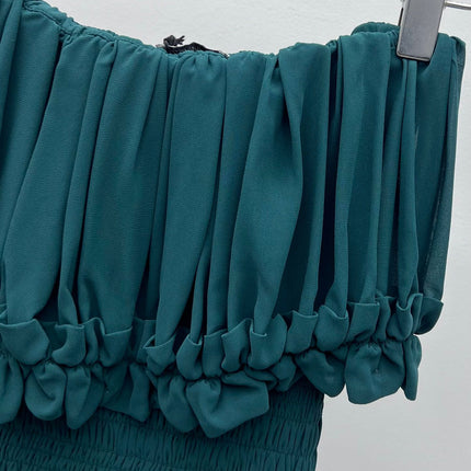 YSL 25S PLEATED DRESS STYLE 146