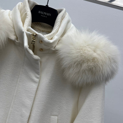 LP 26S FUR-COLLAR KNIT JACKET 472