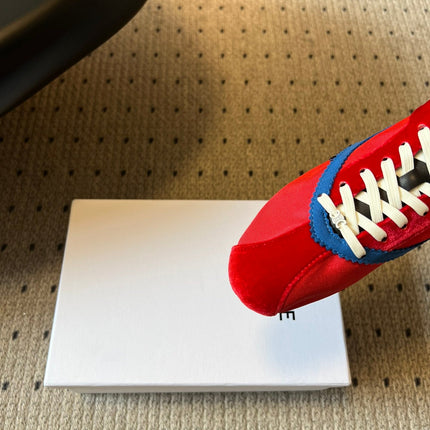 CELINE 26S SNEAKERS IN RED VELVET