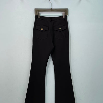 CHANEL 26S HIGH-WAIST FLARED PANTS 1706