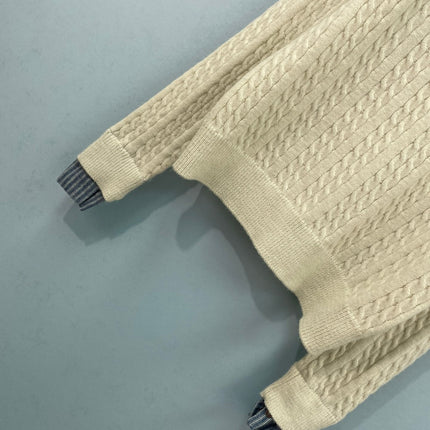MIUMIU 26S CABLE-KNIT SWEATER 1539