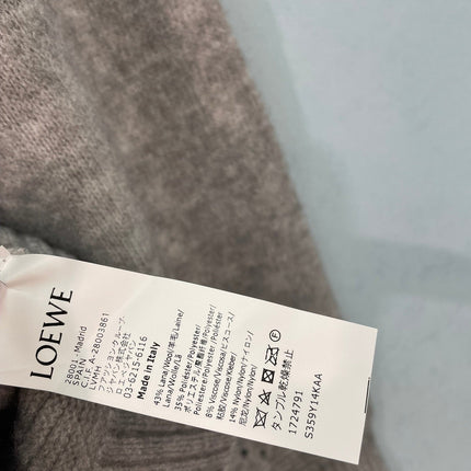 LOEWE 26S HOODED KNIT CARDIGAN 706
