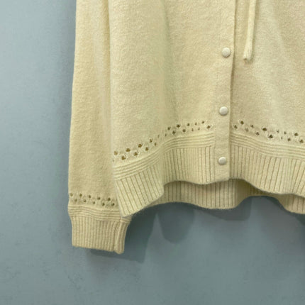 LOEWE 26S HOODED KNIT CARDIGAN 705