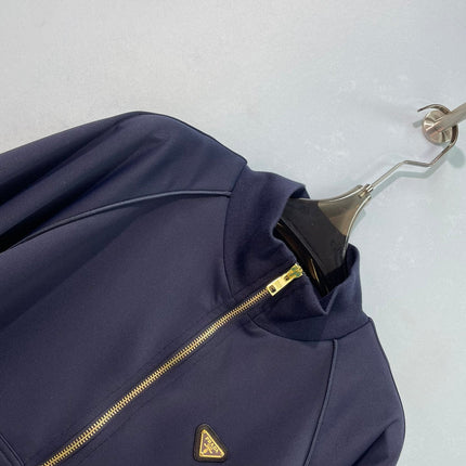 PRADA 26S ZIP-UP JACKET AND WIDE-LEG PANTS SET 1254