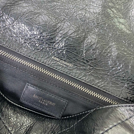MEDIUM NIKI 28 IN BLACK CALFSKIN CHAIN BAG High-end