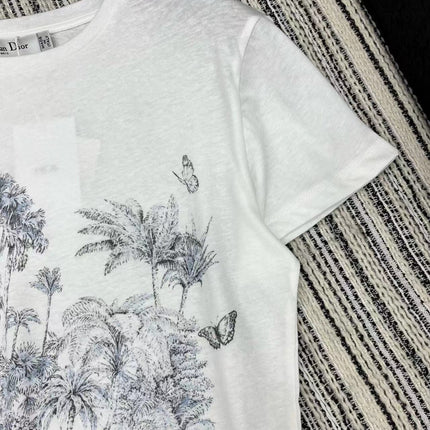 CD T-Shirt White Cotton Style 2