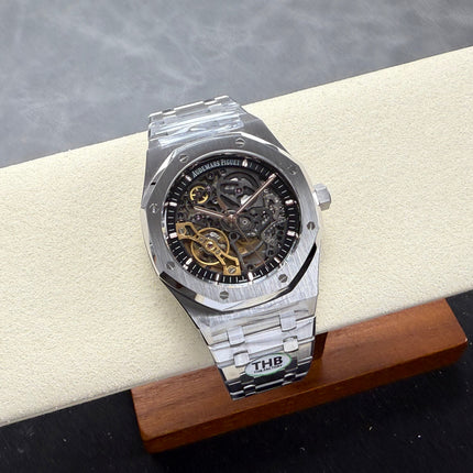 AUDEMARS PIGUET ROYAL OAK DOUBLE BALANCE WHEEL OPENWORKED 41MM