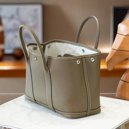 HM 26S GARDEN PARTY 30 CM IN TAUPE BROWN TOGO