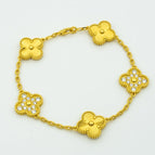 High-Quality Silver Alloy - 14K Gold Plated