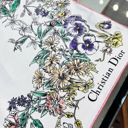 DIOR 26S SCARF 90CM IN SILK 293853