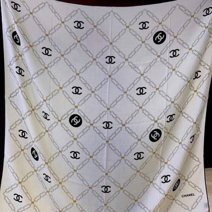 CHANEL 26S SCARF 135 IN CASHMERE AND SILK 306127