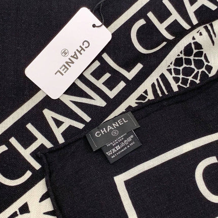 CHANEL 26S SCARF 135 IN CASHMERE AND SILK 306135