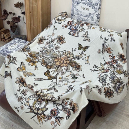 DIOR 26S SCARF 135CM IN CASHMERE SILK 309304