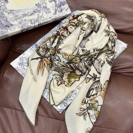 DIOR 26S SCARF 135CM IN CASHMERE SILK 309304