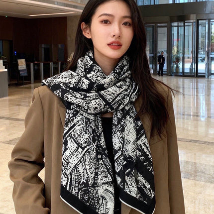 DIOR 26S SCARF 140CM IN SILK 309357