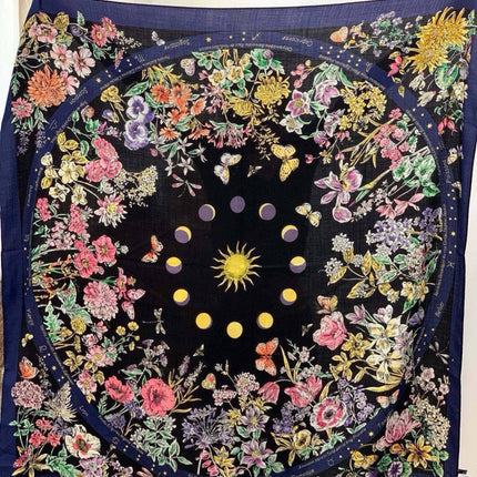 DIOR 26S SCARF 140CM IN CASHMERE SILK 309359