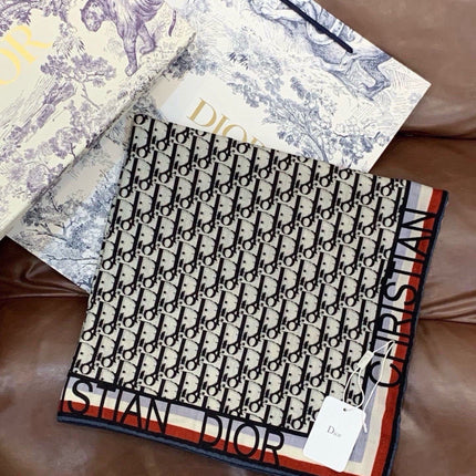 DIOR 26S SCARF 140CM IN CASHMERE SILK 311937