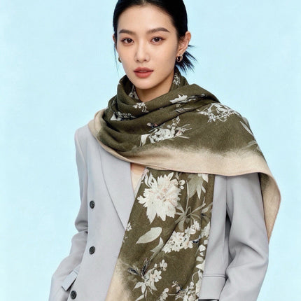 DIOR 26S SCARF 140CM IN CASHMERE SILK 311968