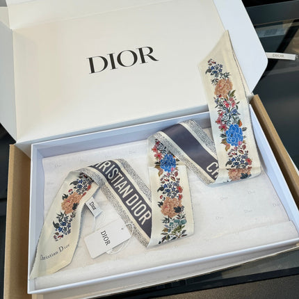 DIOR 26S SCARF 100CM IN SILK 280953