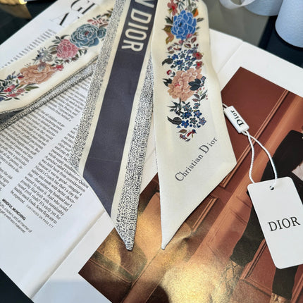 DIOR 26S SCARF 100CM IN SILK 280953