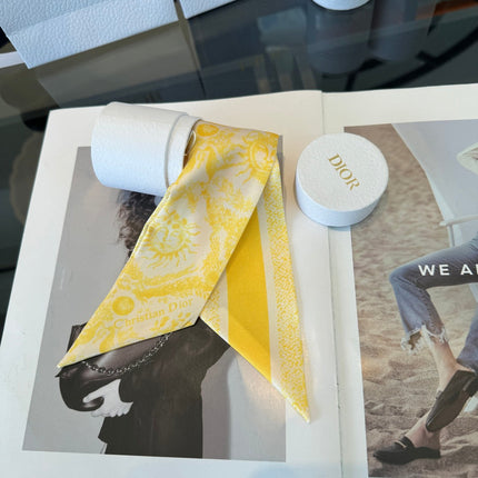 DIOR 26S SCARF 100CM IN SILK 225244