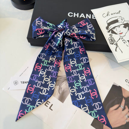 CHANEL 26S TWILLY SCARF 120 IN SILK 347192
