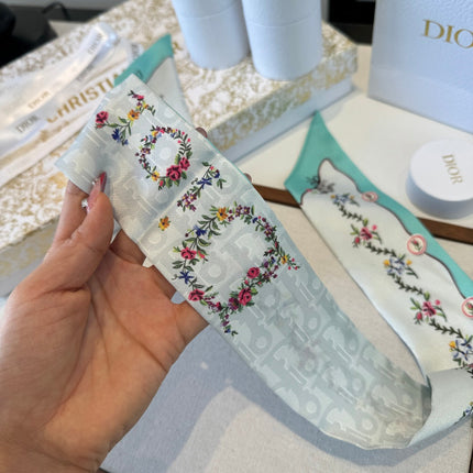 DIOR 26S SCARF 100CM IN SILK 280937