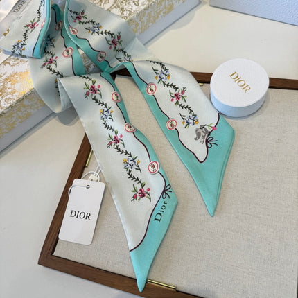 DIOR 26S SCARF 100CM IN SILK 280937