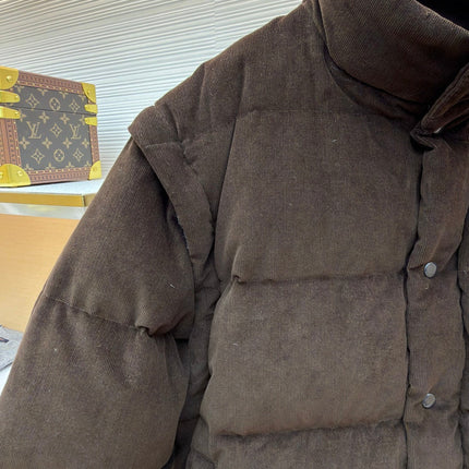 PRADA 25S VELVET PUFFER JACKET 459