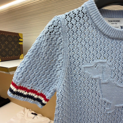 THOM 26S SHORT-SLEEVED KNIT TOP STYLE 155