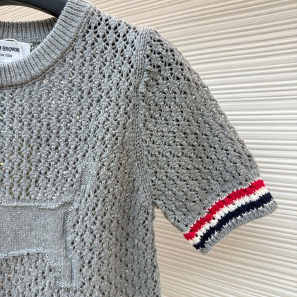 THOM 26S SHORT-SLEEVED KNIT TOP STYLE 158