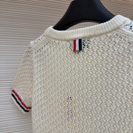 THOM 26S SHORT-SLEEVED KNIT TOP STYLE 156
