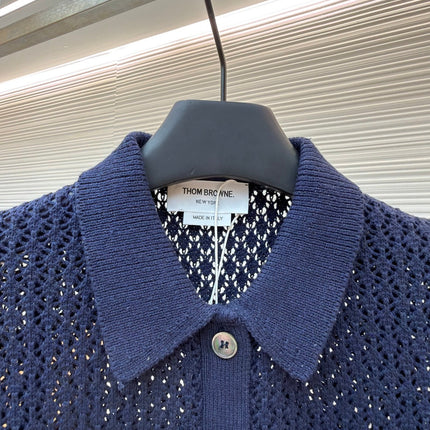 THOM 26S SHORT-SLEEVED KNIT POLO SHIRT STYLE 152