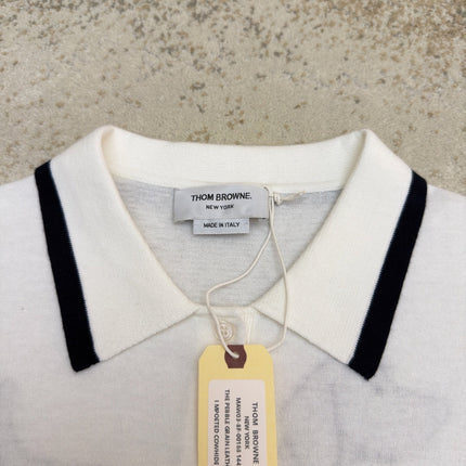 THOM 26S SHORT-SLEEVED KNIT POLO SHIRT STYLE 150
