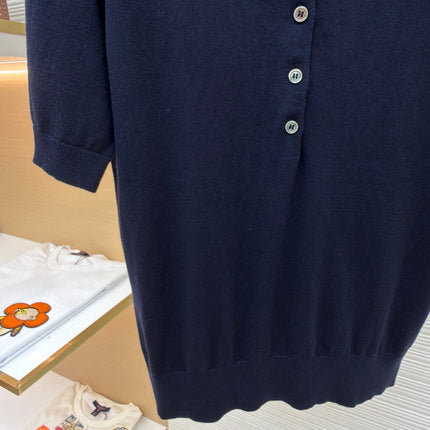 THOM 26S SHORT-SLEEVED KNIT POLO SHIRT STYLE 149
