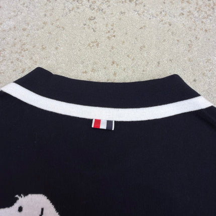 THOM 26S SHORT-SLEEVED KNIT POLO SHIRT STYLE 149