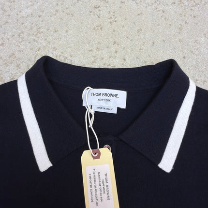 THOM 26S SHORT-SLEEVED KNIT POLO SHIRT STYLE 149