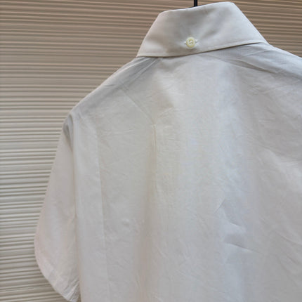 PRADA 26S SHORT-SLEEVE BUTTON-DOWN SHIRT 1161