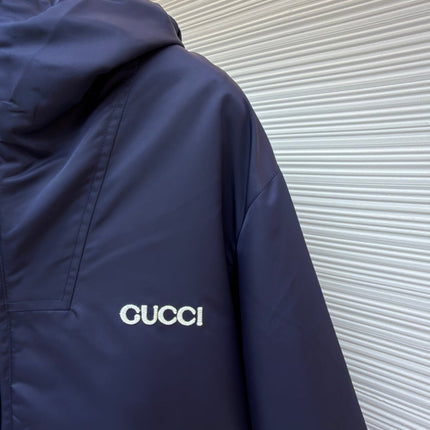 GUCCI 26S HOODED ZIP-UP JACKET 551