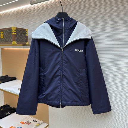 GUCCI 26S HOODED ZIP-UP JACKET 551